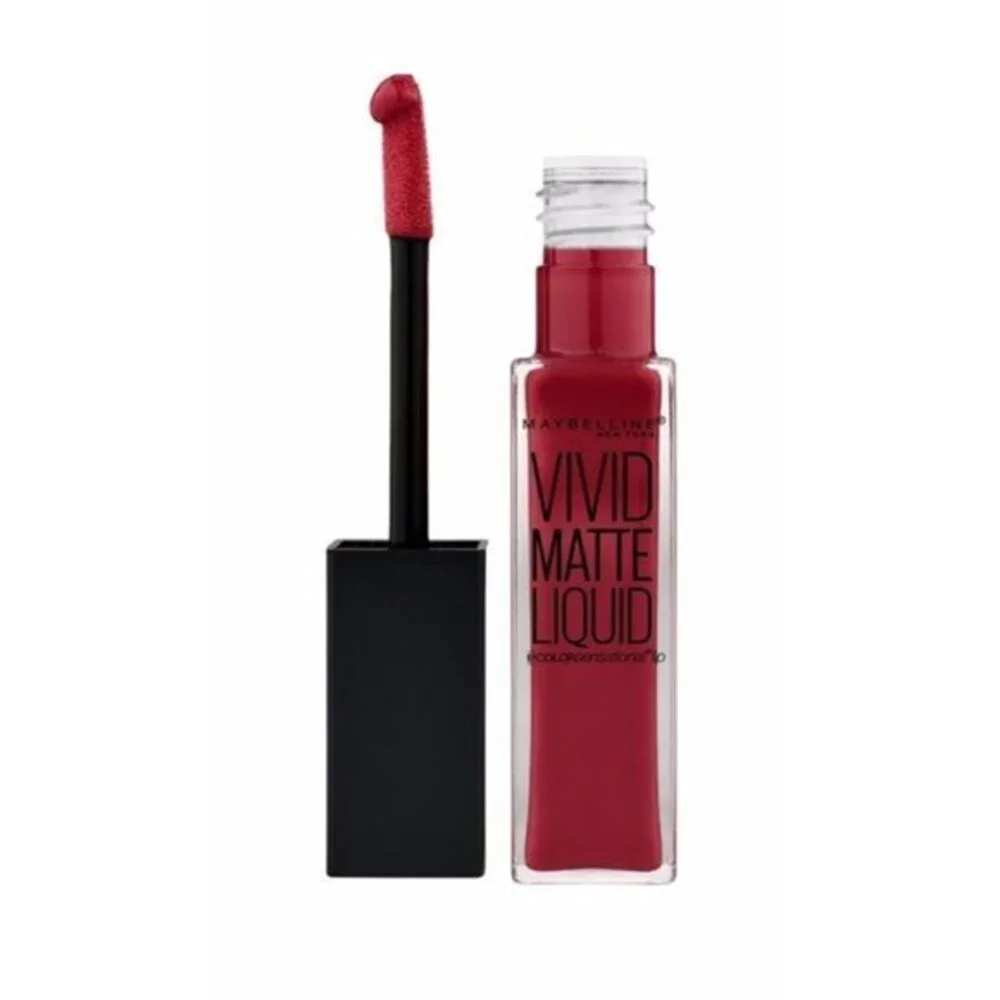 Maybelline Color Sensational Vivid Matte Liquid Lipstick 36 Red Punch